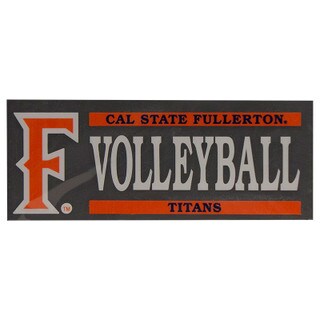 Jardine CSUF Volleyball Vinyl Decal